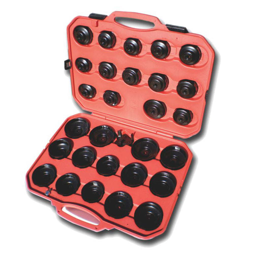 30pcs Oil Filter Cap Wrench Cup Socket Tool Set