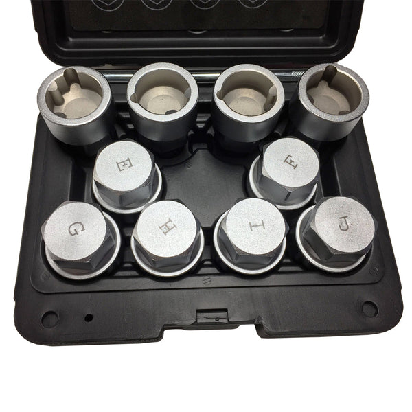 Land Rover Wheel Lock Screw Socket Kit (10 PCS) – Kinetik Tools Inc