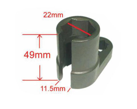 Heated Oxygen Sensor Socket 1/2" Drive, 22mm