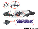 Honda CRV, K6 & K8 Rear Trailing Arm Bushing Remover and Installer
