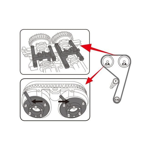 Ford 1.0 Engine Timing Tool Set (3-cylinder Ecoboost) – Kinetik Tools Inc