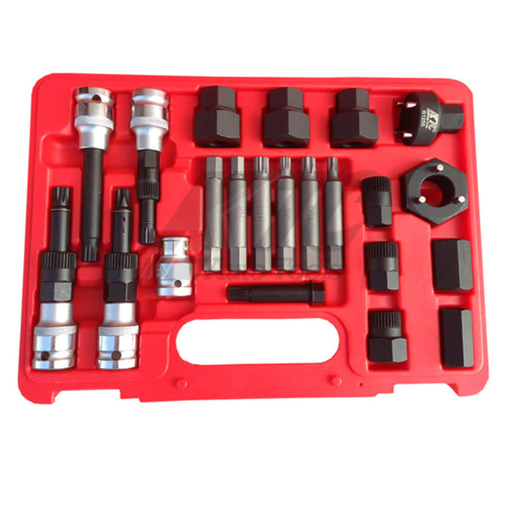 Master Alternator Pulley Repair Tool Kit (22PCS)